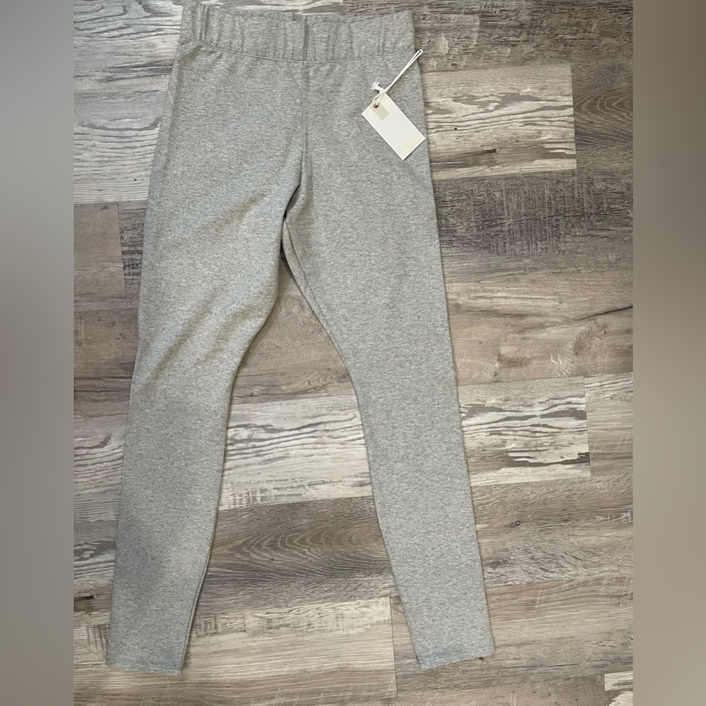 Good American Heather Gray High Waisted Lounge Leggings